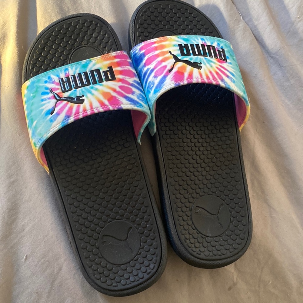 Puma Tie-Dye Slides